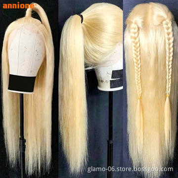 Glueless 613 HD Full Lace Wig,Human Hair Wigs Blonde 613 Lace Front,Wholesale Platinum Blonde 613 Lace Frontal Wigs Human Hair